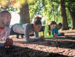 outdoor fitness course